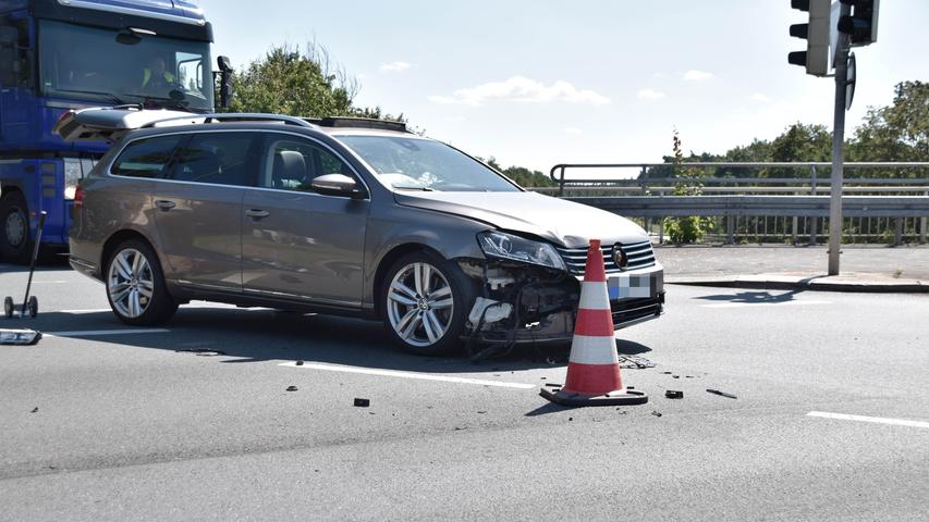 Zusammenstoß in Finkenbrunn: Mercedes-Fahrer schwer verletzt