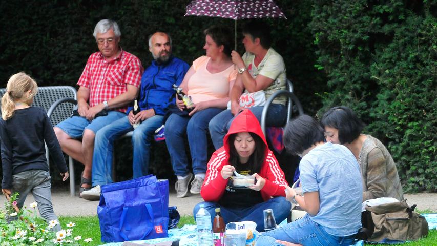 Slammen, Feiern, Picknicken im Forchheimer Stadtpark