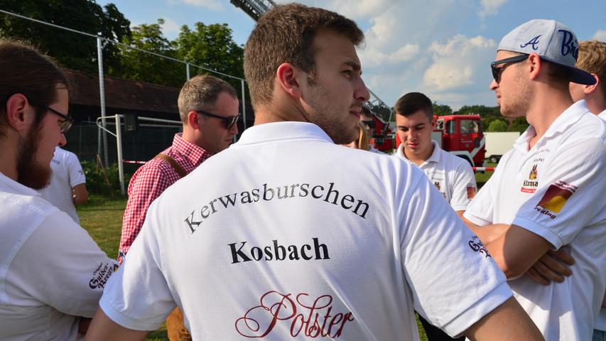 Sägen, Klettern, Trinken: Kirchweihen in Kosbach