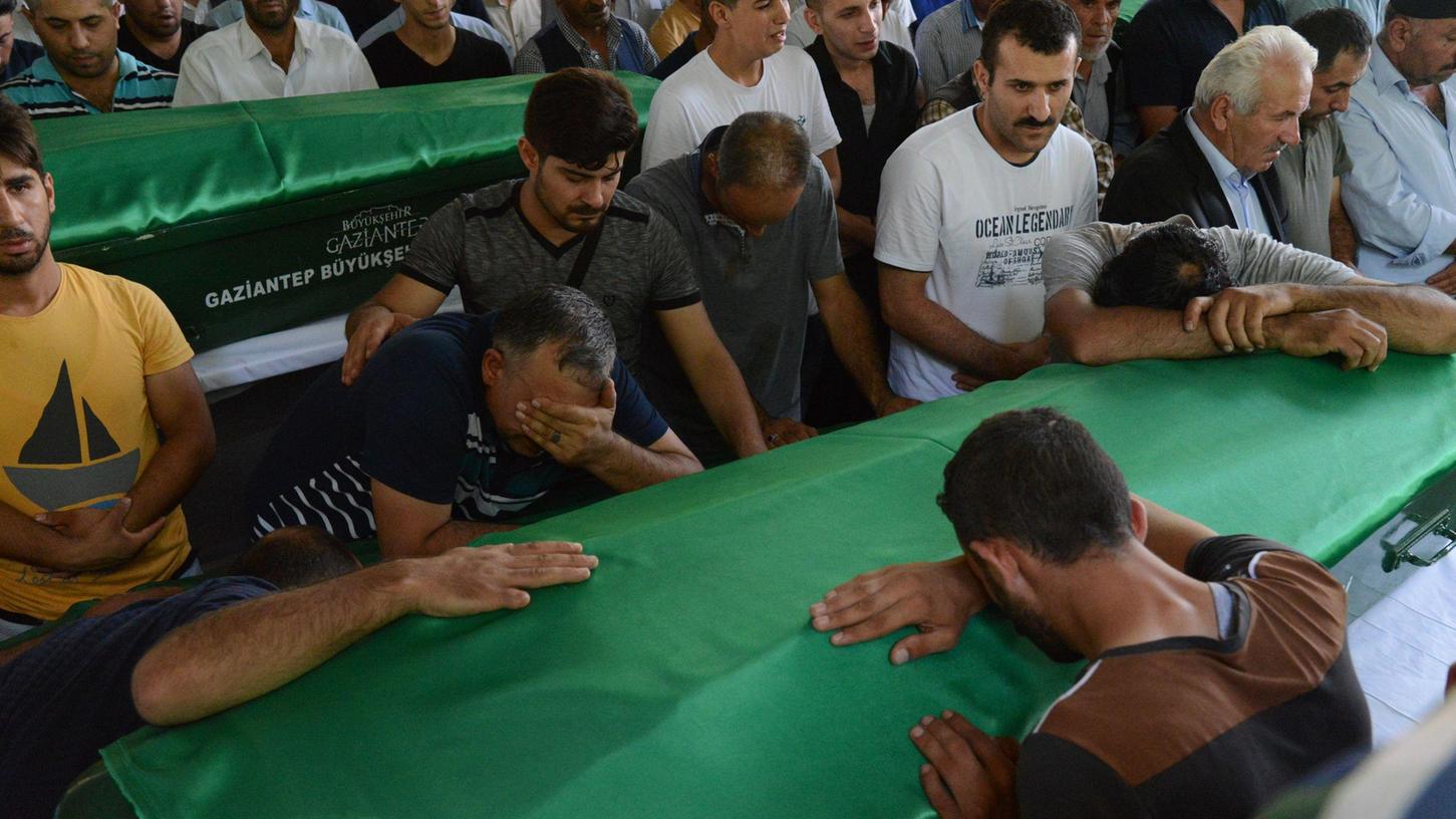 Über 50 Menschen verloren bei dem Anschlag in Gaziantep ihr Leben.