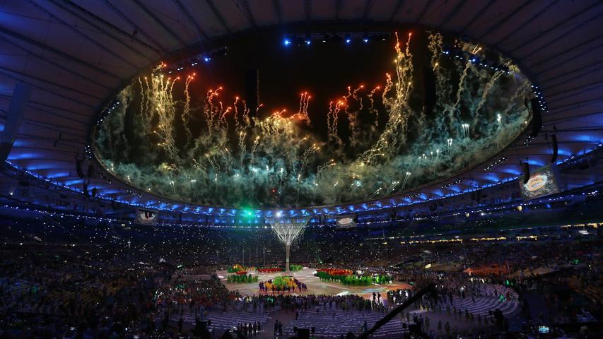 Bunte und pompöse Party: Rio de Janeiro verabschiedet Olympia