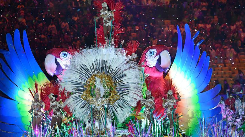 Bunte und pompöse Party: Rio de Janeiro verabschiedet Olympia