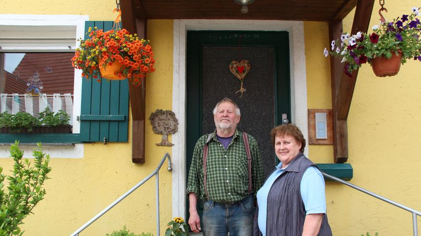 Elfriede und Georg Beil eröffneten vor 25 Jahren in Stockheim, oberhalb von Enderndorf, eine der ersten Ferienwohnungen.