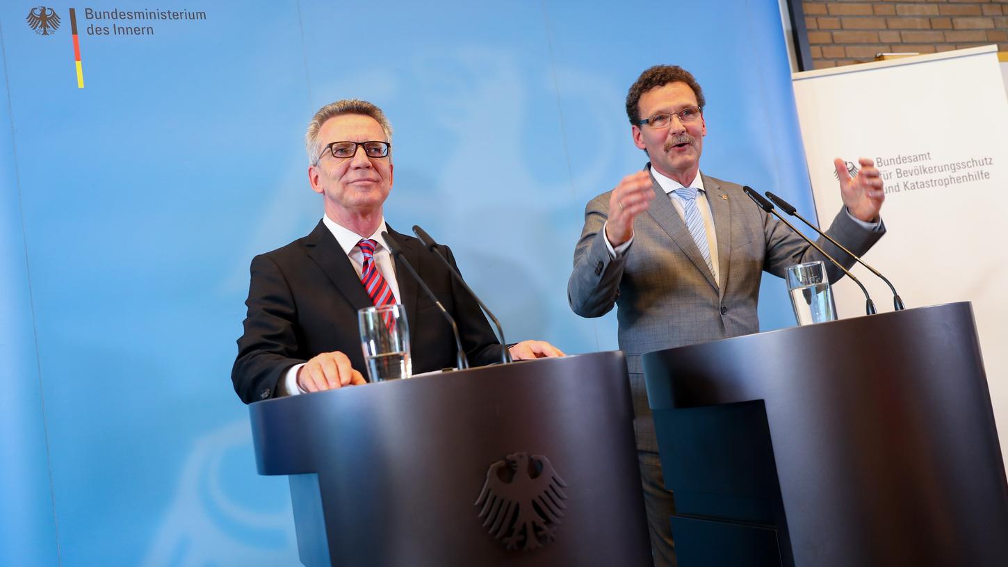 Zivilschutzgesetz: De Maizière winkt durch, SPD kritisiert