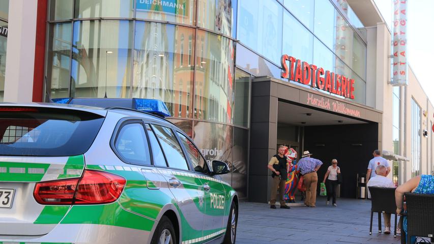 Polizei-Einsatz in Schweinfurter Stadtgalerie