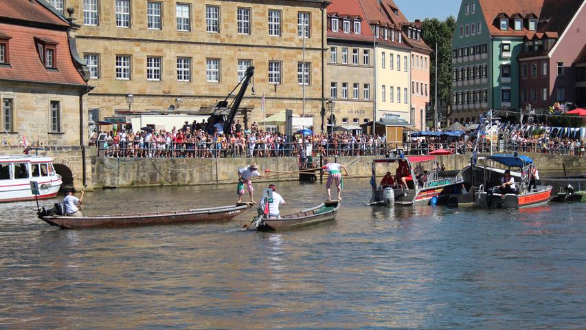 Das Fischerstechen auf der Bamberger Sandkerwa 2016