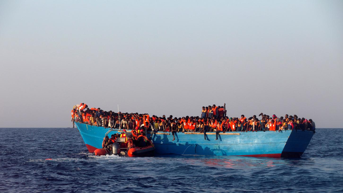 Italienische Küstenwache rettet 6500 Flüchtlinge