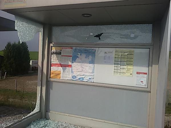 Der Schaden beläuft sich auf etwa 8000 Euro. Der Schaden beläuft sich auf etwa 8000 Euro.