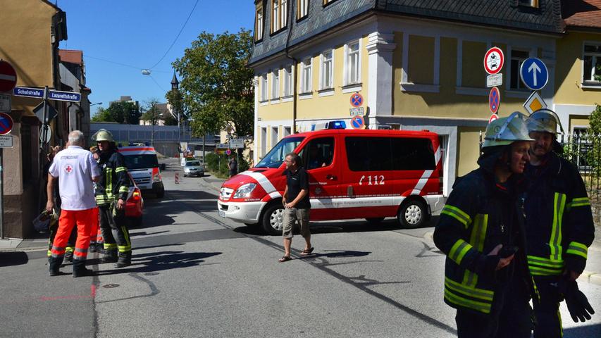 Komplizierte Rettung in Erlangen: Großaufgebot rückt an