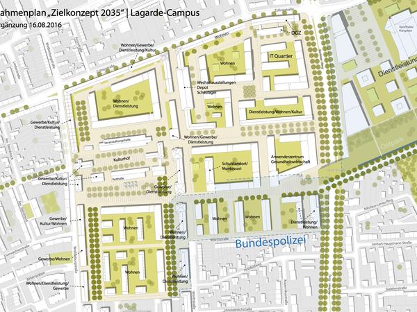 Planungen für Lagarde-Campus.