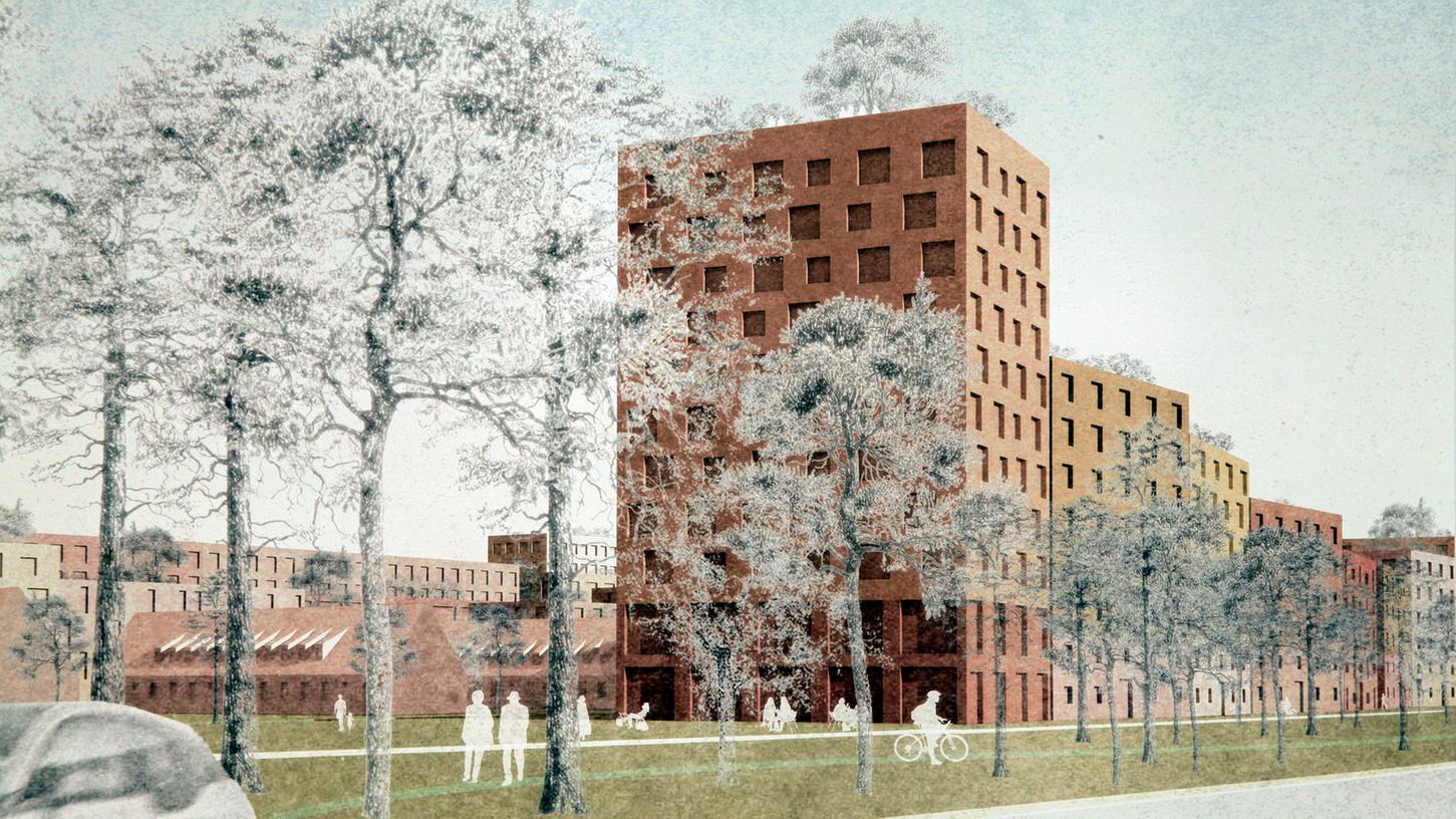 Dieses markante Hochhaus könnte Autofahrer an der Regensburger Straße ab 2022 grüßen — wenn der Siegerentwurf des Berliner Teams aus Behles und Jochimsen Architekten und Topos Stadtplanung realisiert wird. Dieses markante Hochhaus könnte Autofahrer an der Regensburger Straße ab 2022 grüßen — wenn der Siegerentwurf des Berliner Teams aus Behles und Jochimsen Architekten und Topos Stadtplanung realisiert wird.