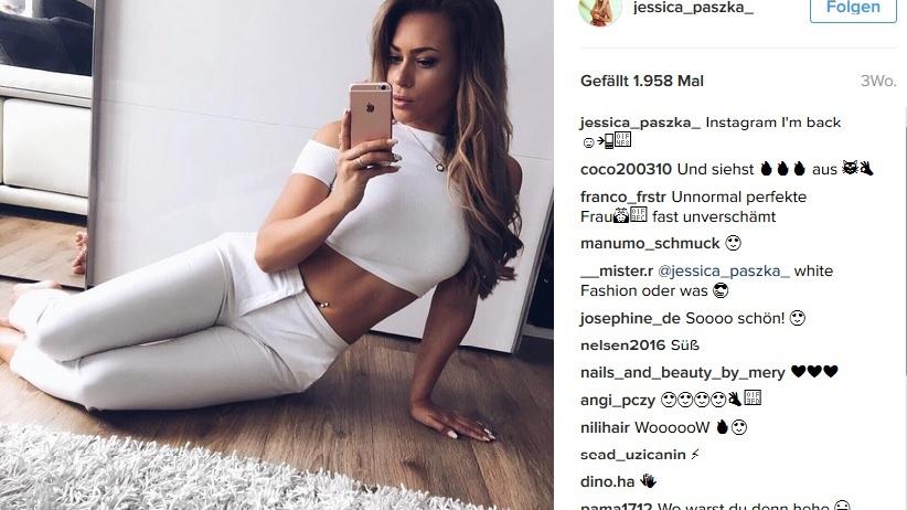 Ob im Abendkleid, Bikini oder mit schickem Leoparden-Cardigan: So präsentiert sich Jessica Paszka gerne ihren mehr als 60.000 Followern auf Instagram. Ihren ersten TV-Auftritt hatte die 26-Jährige beim RTL-"Bachelor" 2014. Jedoch ohne Erfolg. Das Herz von Christian Tews eroberte eine andere.