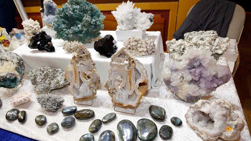 Bergkristalle und Rohdiamanten: Mineralienbörse im Redoutensaal