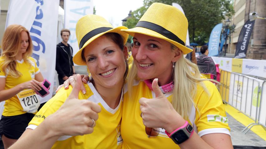 Das waren die Teilnehmerinnen beim Deutsche Post Ladies Run