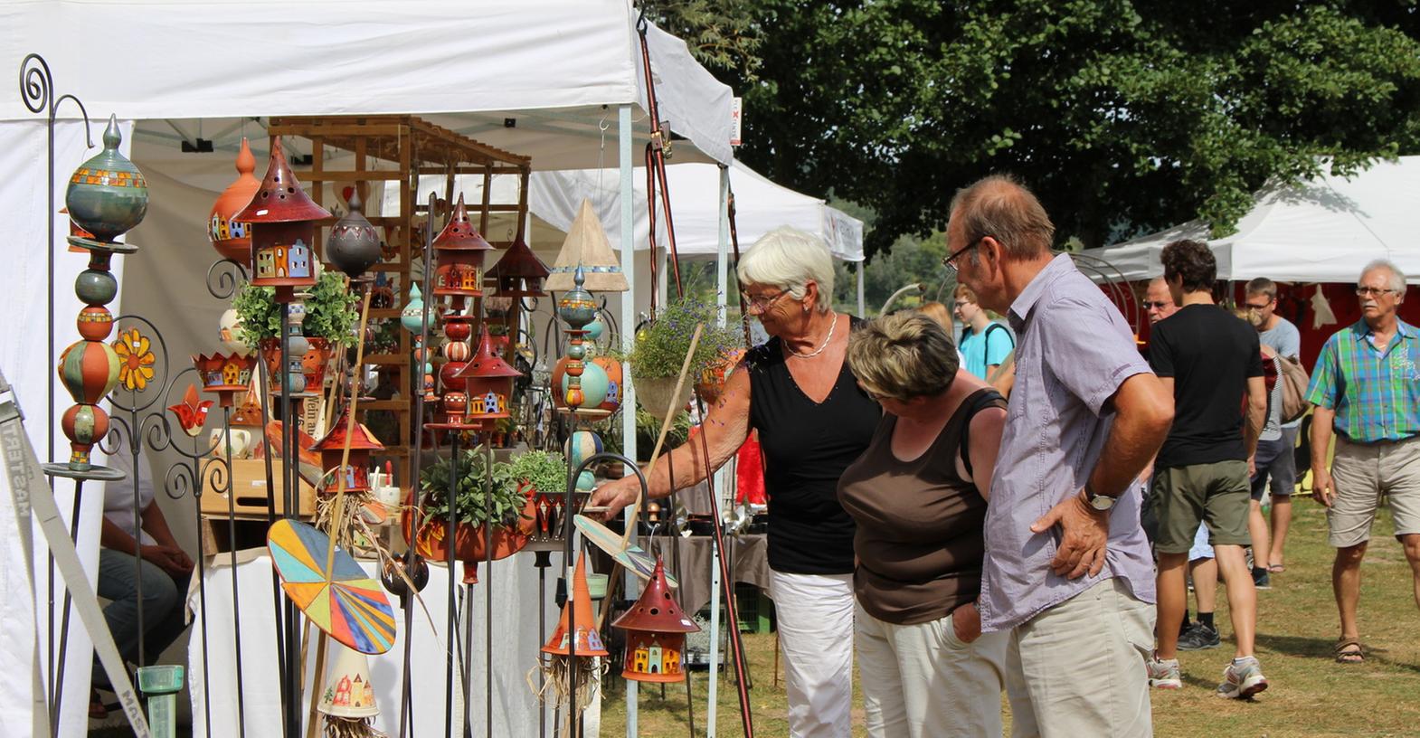 Langlau: Kunsthandwerkermarkt am Brombachsee