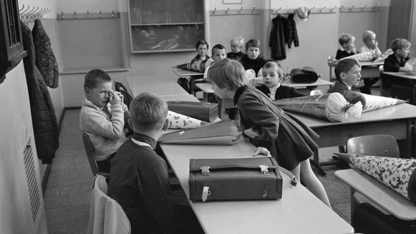 7. September 1966: Der Schulnachwuchs rückte ein