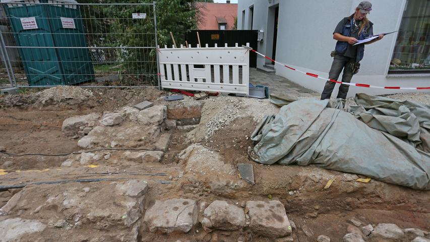Grabungen in Höchstadt: Bamberger Tor taucht auf