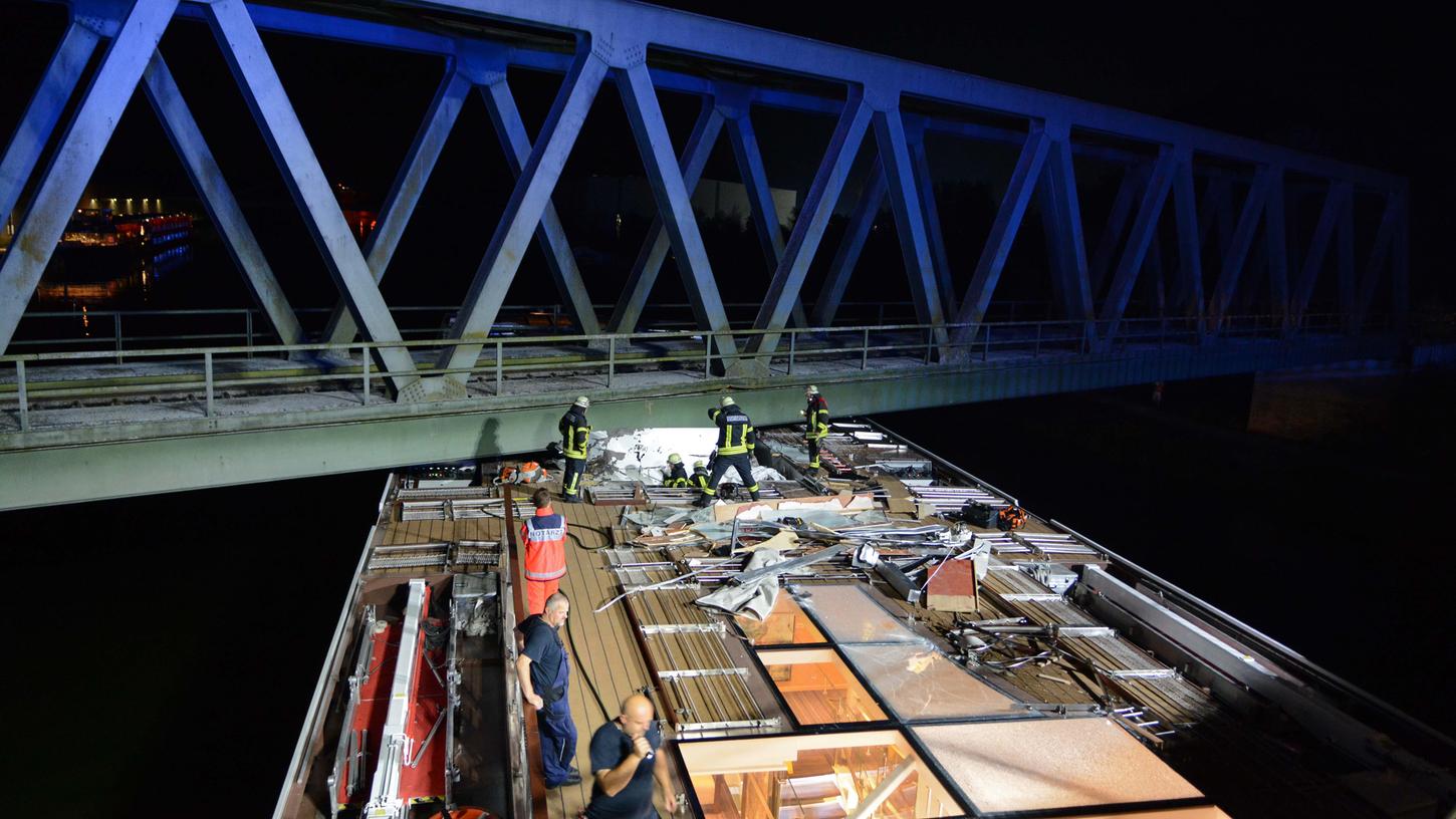 Ein schwerer Schiffsunfall auf dem Main-Donau-Kanal im Jahr 2016 kostete zwei Besatzungsmitgliedern das Leben.