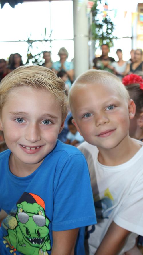 Die beiden Jungs besuchen ab sofort die Grundschule Süd in Gunzenhausen.