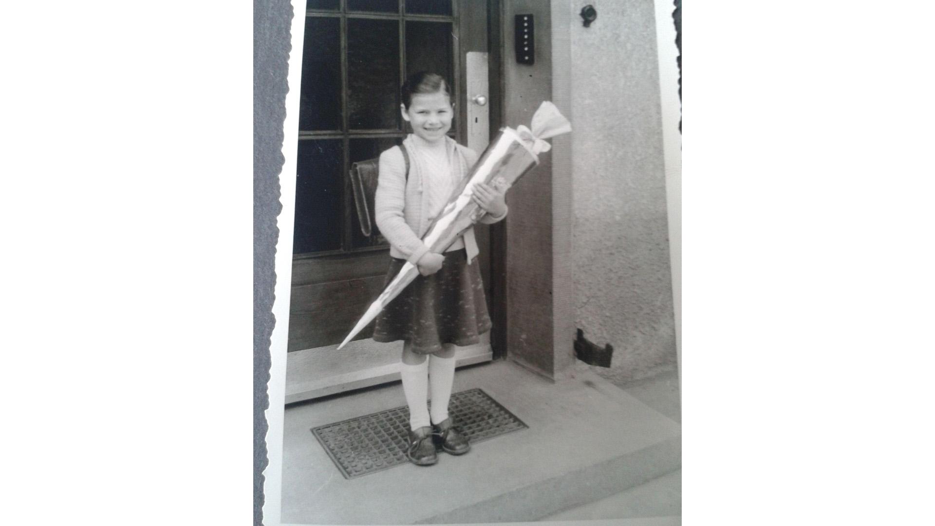 Doris Steurer aus Pinzberg kam 1956 in Stuttgart in die Schule.