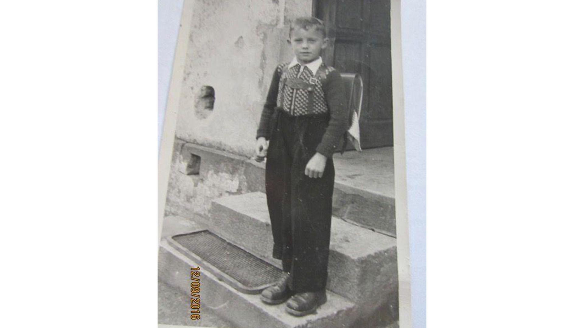 Hans Knöllinger kam 1954 an die Volksschule in Großhabersdorf...