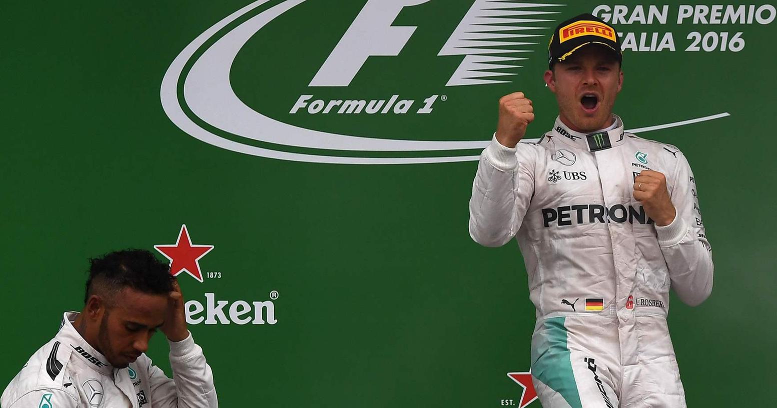 Wie in Monza will Rosberg auch in Singapur jubeln. So müsste Hamilton wieder nur zuschauen.