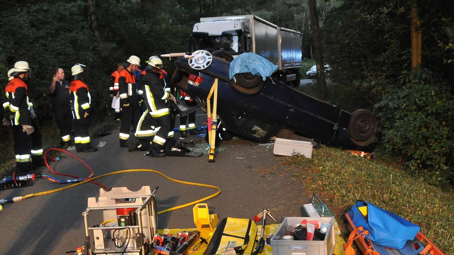 Schwerer Lkw-Unfall: Feuerwehren üben den Ernstfall