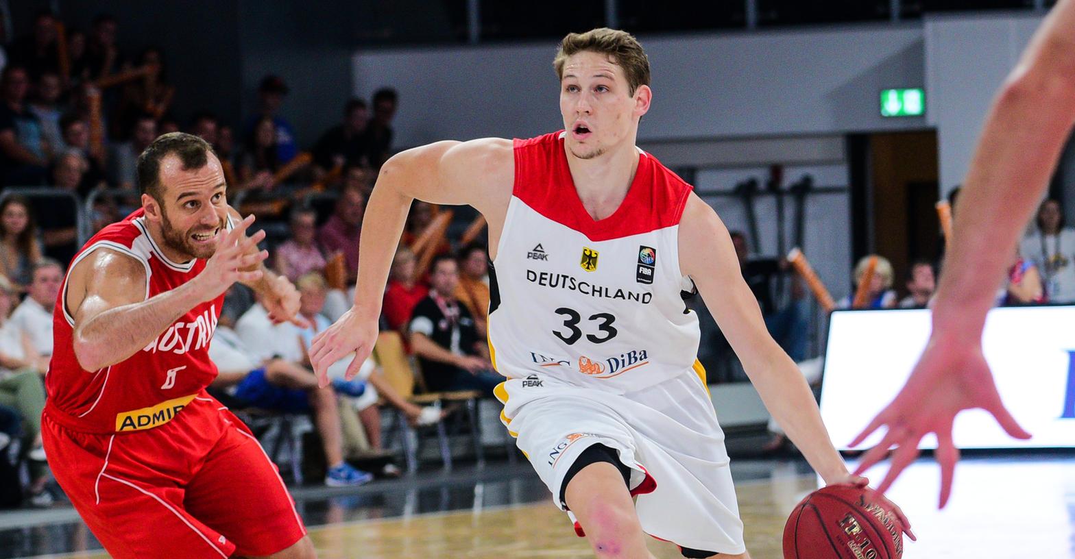 Der Erfolgsgarant: Brose-Bamberg-Akteur Patrick Heckmann führte Deutschlands Basketballer auf die Siegerstraße. Der Erfolgsgarant: Brose-Bamberg-Akteur Patrick Heckmann führte Deutschlands Basketballer auf die Siegerstraße.