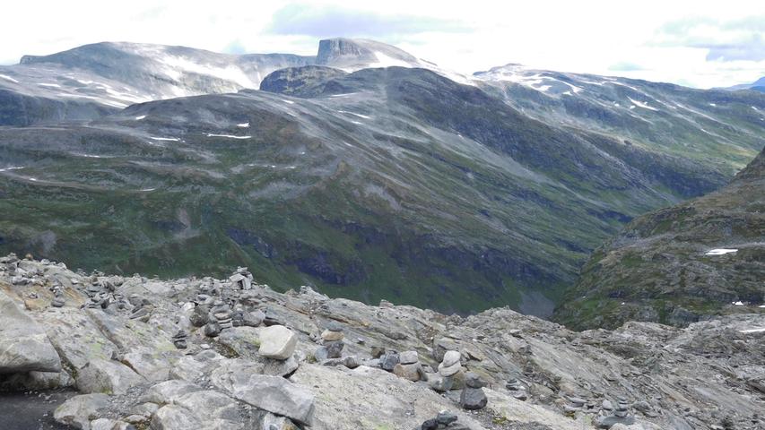 Auf 1500 Meter Höhe liegt der Aussichtspunkt Dalsnibba