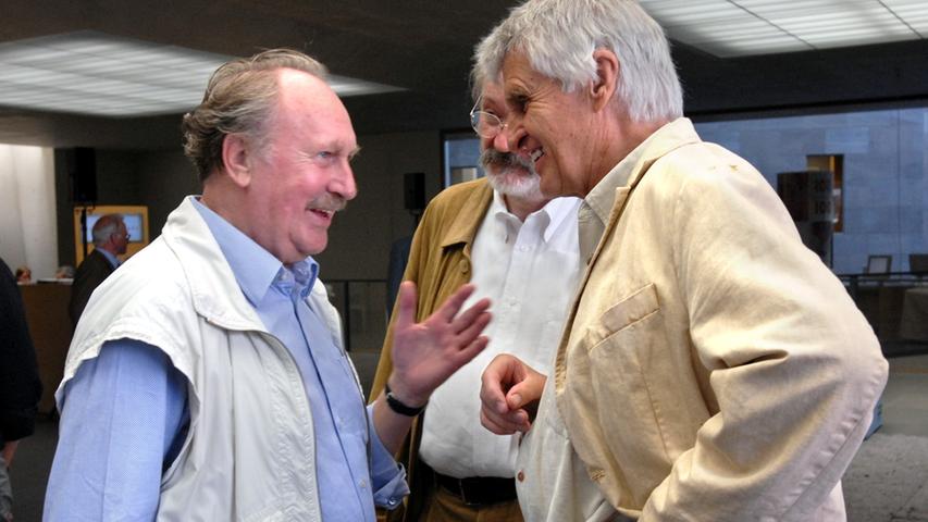 Der Künstler Werner Knaupp (rechts) war 1965 der erste, der in der Galerie Defet ausstellte. Der Beginn einer lebenslangen Freundschaft...