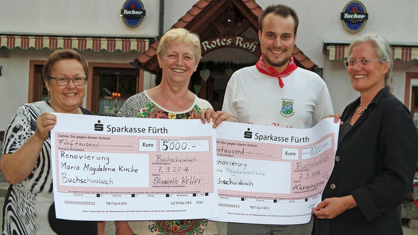 Statt Grabschmuck Spenden fürs Buchschwabacher Gotteshaus