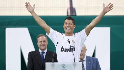 Real Madrid zelebriert Cristiano Ronaldos Auftritt