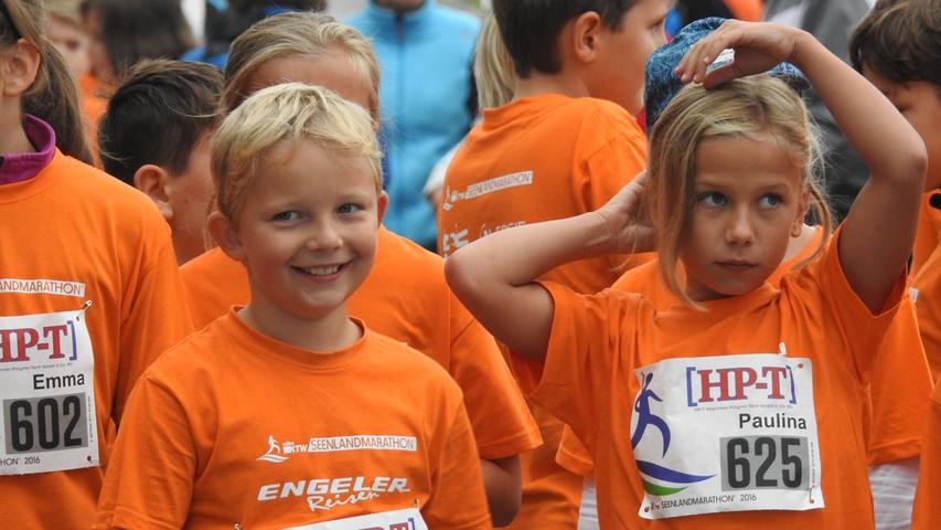 Kids starten durch: Der Schülerlauf beim Seenlandmarathon