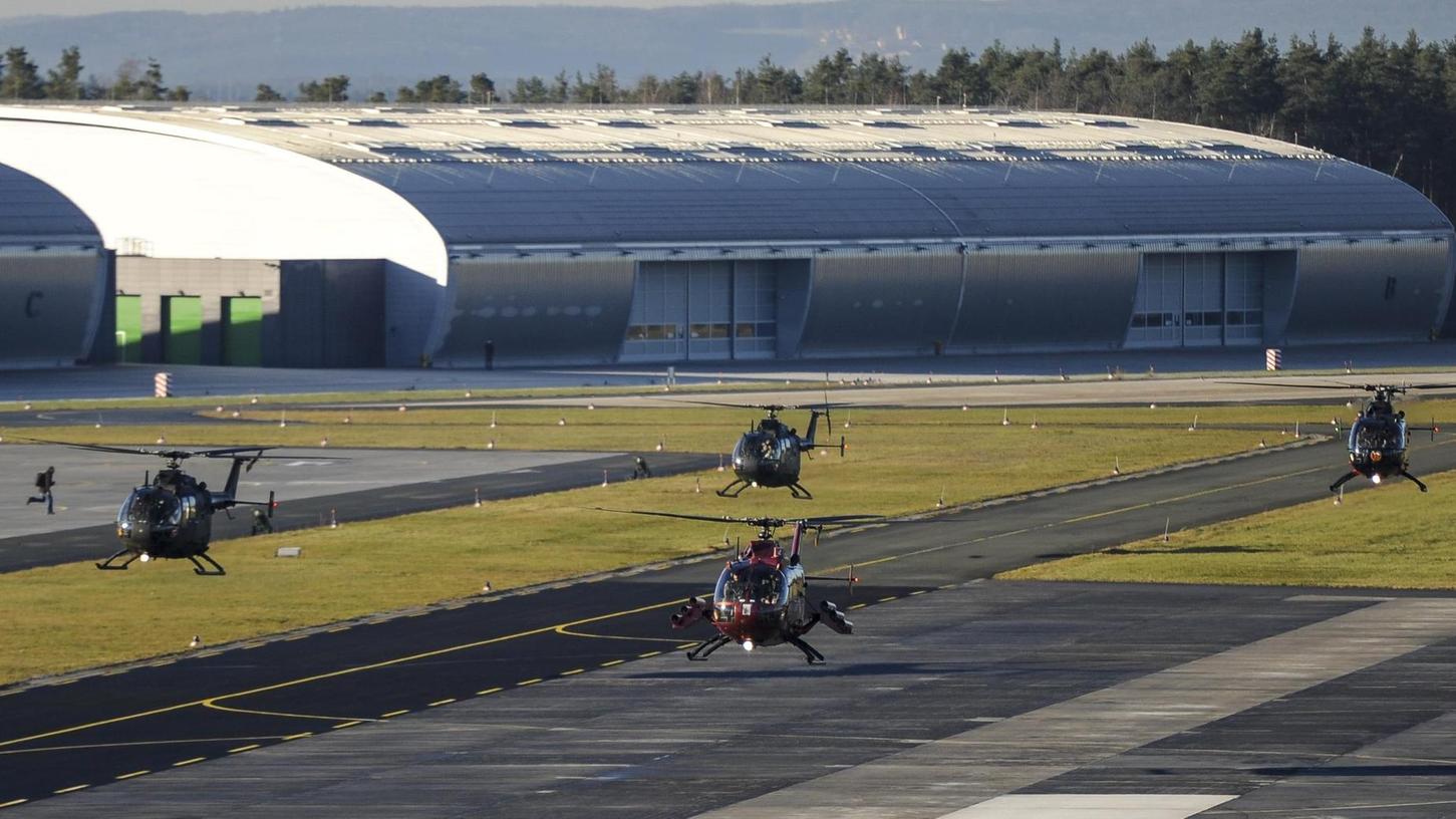 Altes Metall statt neuer Helikopter in den Rother Tiger-Hallen