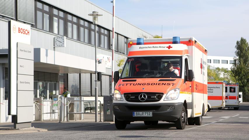 Reizende Dämpfe: Drei Verletzte im Bosch Werk