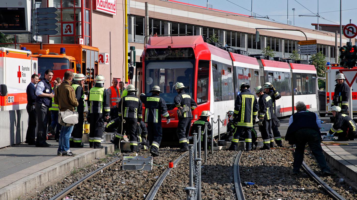Geht es nach einer Studie des Gesamtverbands der Deutschen Versicherungswirtschaft, liegt Nürnberg bei Unfällen mit Straßenbahnen auf Rang sechs.