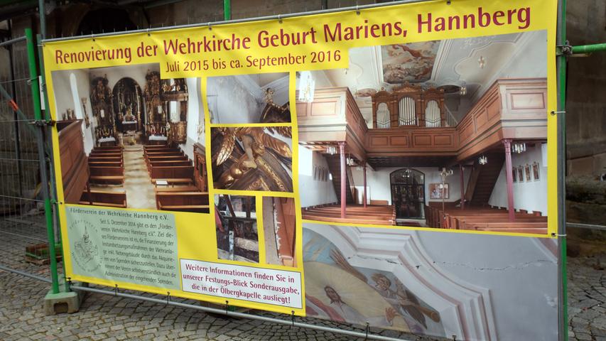 Über Monate ist in der Kirche in Hannberg gewerkelt worden - mit sichtbarem Erfolg.