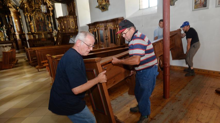 Über Monate ist in der Kirche in Hannberg gewerkelt worden - mit sichtbarem Erfolg.