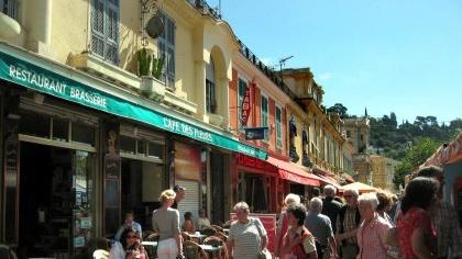 Straßencafé-Atmosphäre im ehrwürdigen Museum