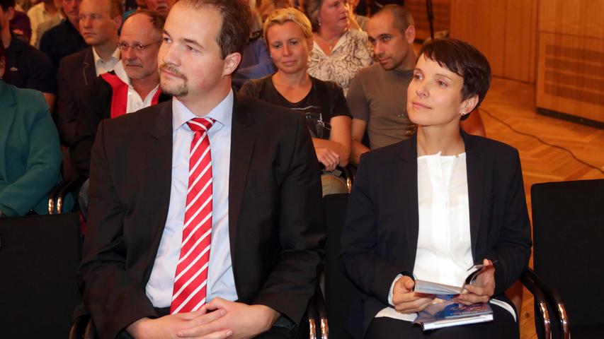 Motiv: AfD-Veranstaltung mit Frauke Petry und Martin Sichert ....---- ----......Foto: Roland Fengler....Datum: 01.10.2016....Ressort: Lokales....