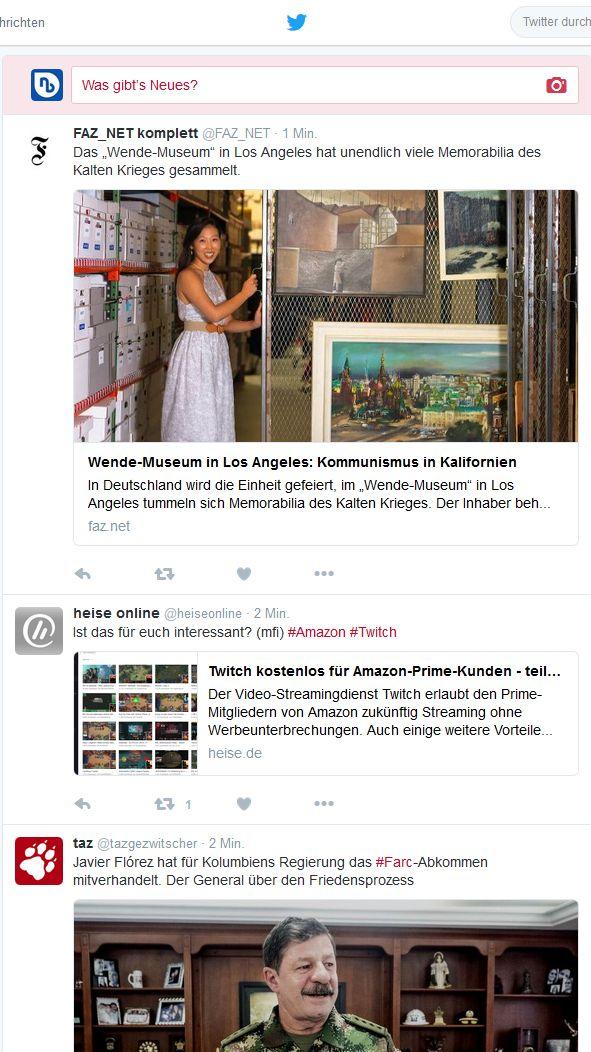 Mikroblogging-Dienst oder einfach die Plattform, auf der sich alle Nutzer rumtreiben, die sich für zu schlau für Facebook halten: Anfangs gab Twitter seinen Nutzern 140 Zeichen, um sich in einem Tweet auszudrücken. Mittlerweile sind es 280 Zeichen. In der Timeline der Nutzer tauchen diese Tweets dann chronologisch auf. Der Dienst ging 2006 ans Netz. Und hat mittlerweile mit der Konkurrenz zu kämpfen. Trotzdem gehört Twitter weiterhin zu den größten und bekanntesten sozialen Netzwerken. Unsere Twitter-Adressen: @nordbayern | @NZ_Online | @NN_Online | @Blaulicht_Nürnberg