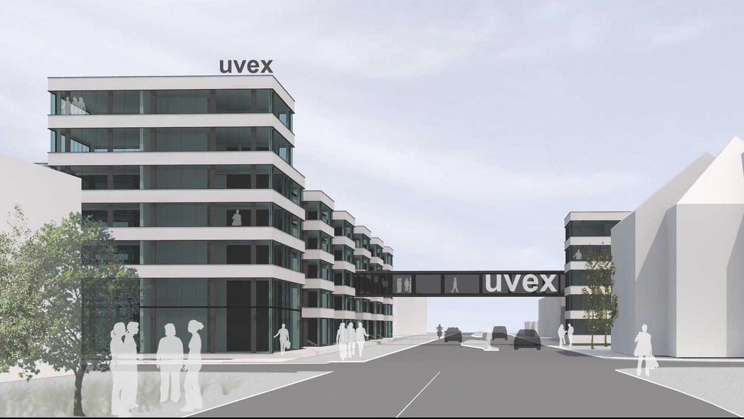 Uvex plant massiven Ausbau im Fürther Westen Uvex plant massiven Ausbau im Fürther Westen