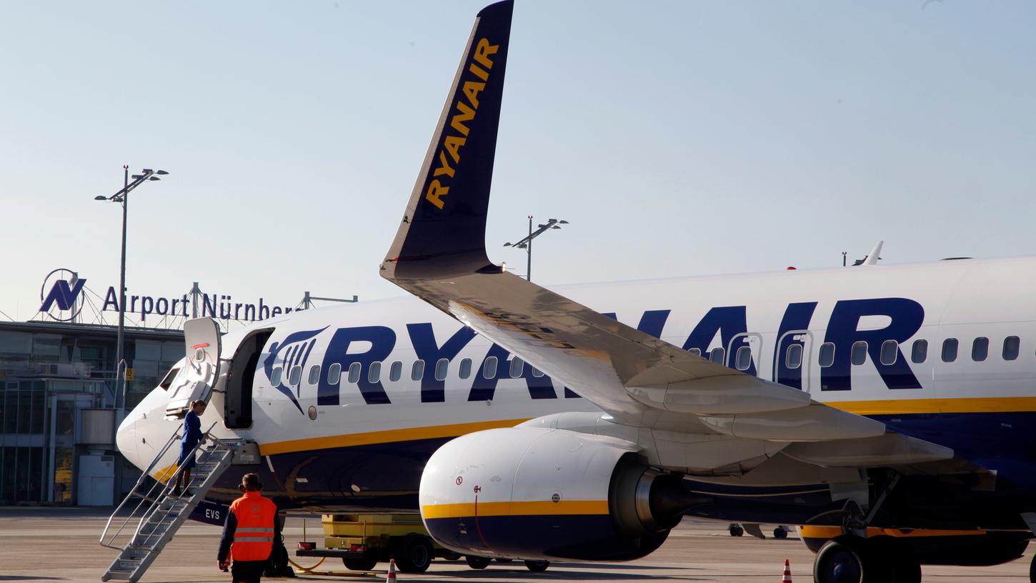 Am Freitag werden am Airport Nürnberg die Ryanair-Maschinen still stehen.