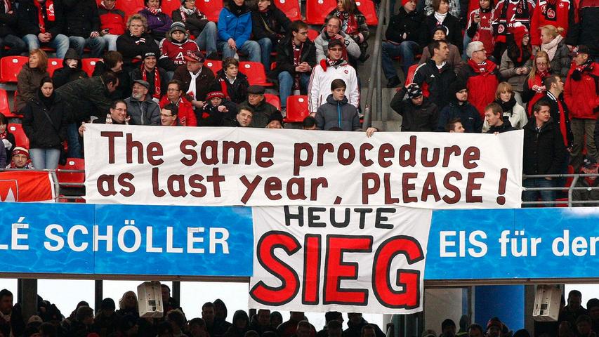 Februar 2011: Eiglers Kunstschuss sichert dem FCN den Sieg