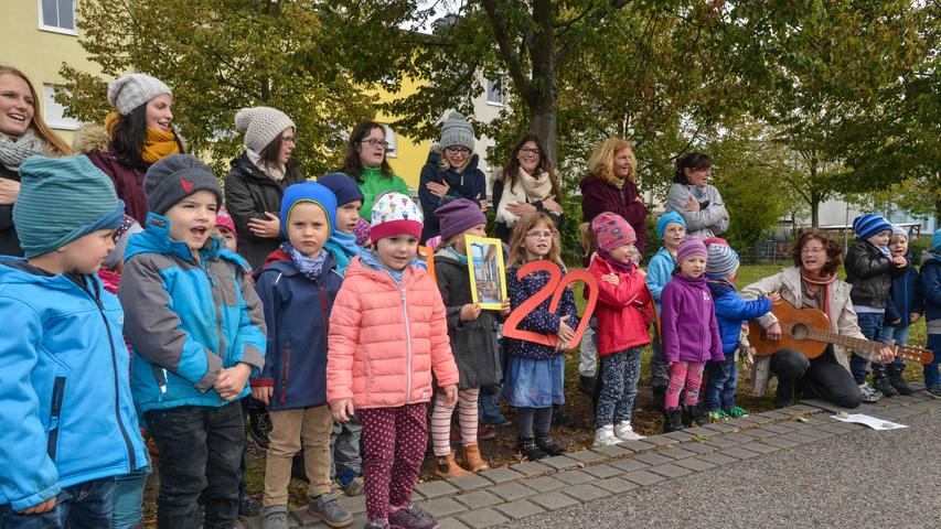 Der LBV-Kindergarten in Hilpoltstein ist deutschlandweit der einzige unter der Trägerschaft eines Naturschutzverbandes. Nun wurde er 20 Jahre alt. Das wurde natürlich gefeiert.