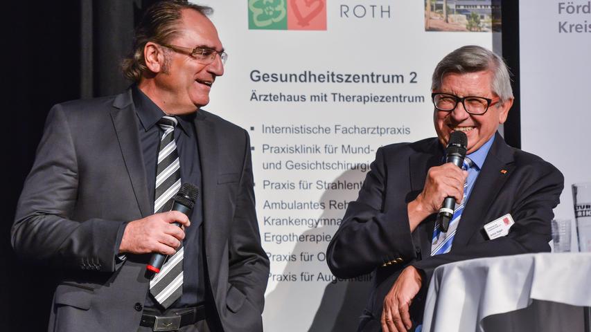 In der Rother Kulturfabrik wurde das 20jährige Jubiläum des Förderkreis der Kreisklinik Roth  groß mit einem bunten Programm gefeiert.