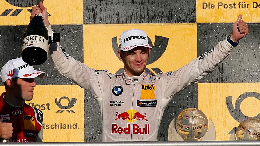 Marco, wink amal:  So feiert DTM-Champ Wittmann