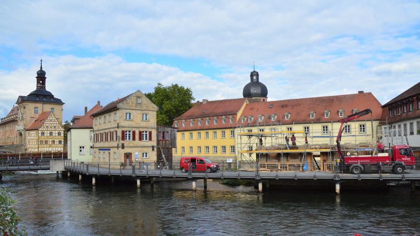 Platz für Welterbezentrum: Abbau der Sterzermühle in Bamberg