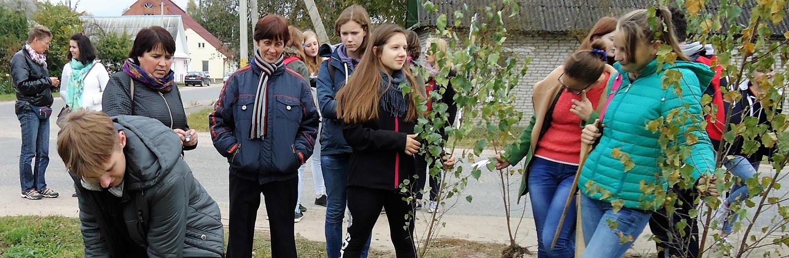 Neue Allee der Freundschaft in Weißrussland