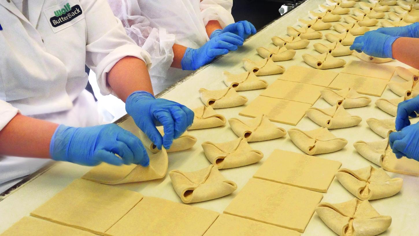 Bei Wolf Butterback werden tiefgefrorene Teiglinge gefertigt, die weltweit an Bäckereien und Hotels geliefert werden.